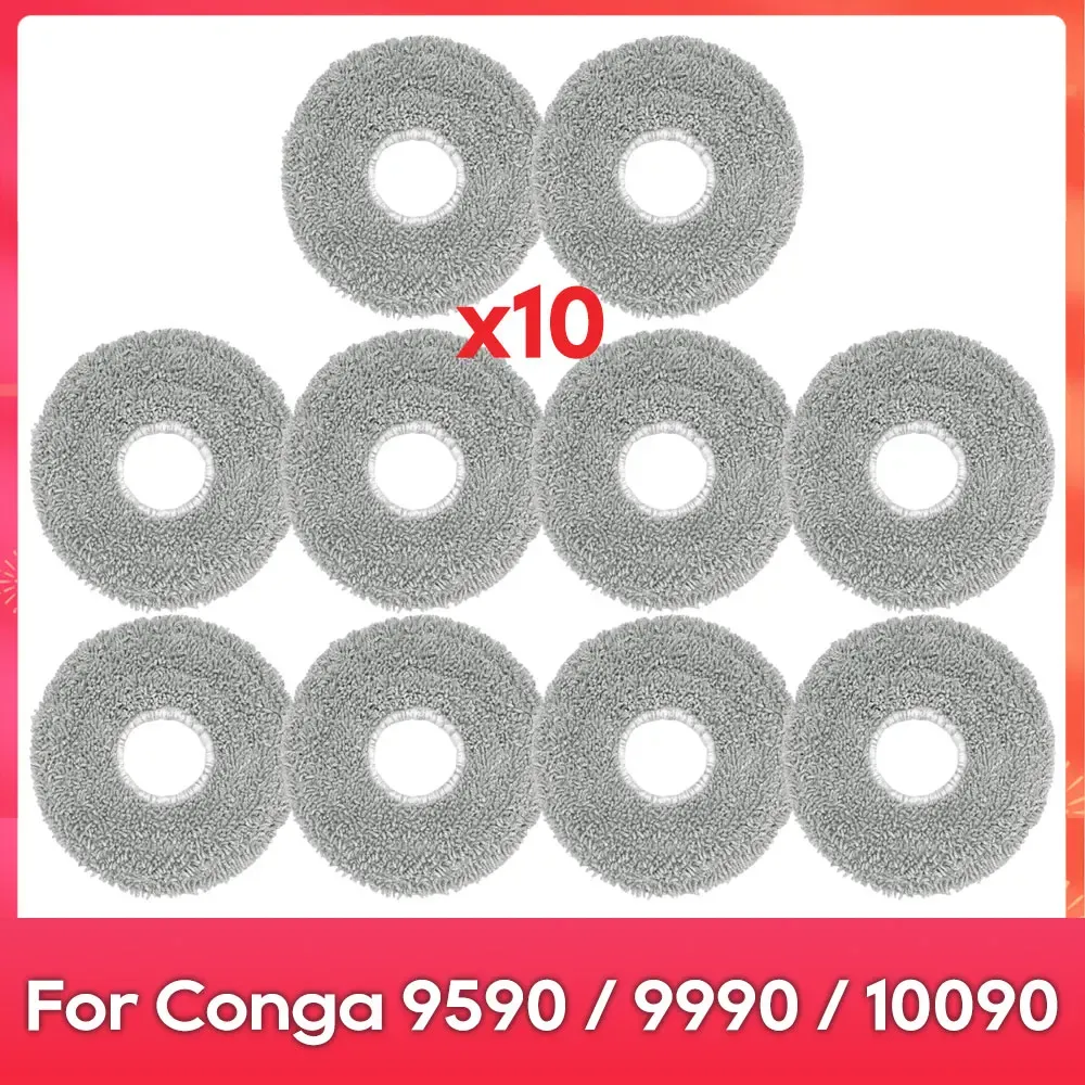 Compatible avec (Conga 9590 / 9990 / 10090 AI Spin Revolution Ultra Power Home) : Brosse principale, brosse latérale, filtre, serpillière, sac à poussière, accessoire

Wait, that's the original English-free text already in French mostly; translating properly:

Compatible avec Conga 9590 / 9990 / 10090 AI Spin Revolution Ultra Power Home : brosse principale, brosse latérale, filtre, balai-serpillière, sac à poussière, accessoire 27
