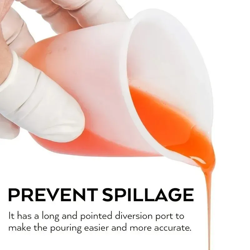 Kit de tasses doseuses en silicone pour résine et slime 3