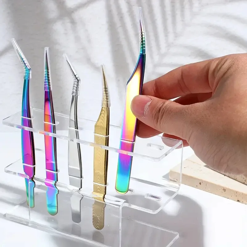 Support de pincettes pour extensions de cils