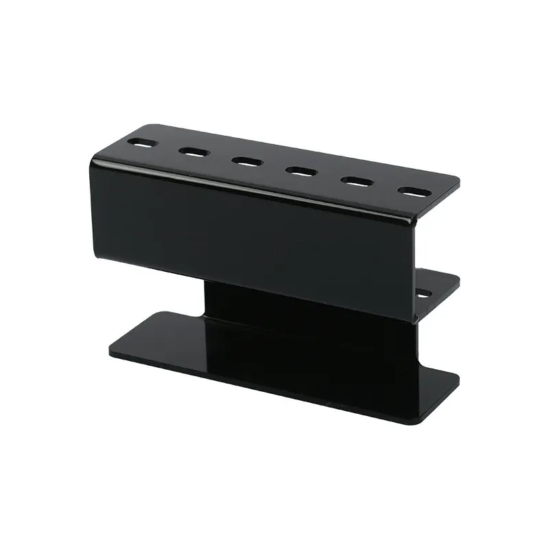Support de rangement pour pincettes en acrylique à 6 emplacements, présentoir professionnel pour extensions de cils 14