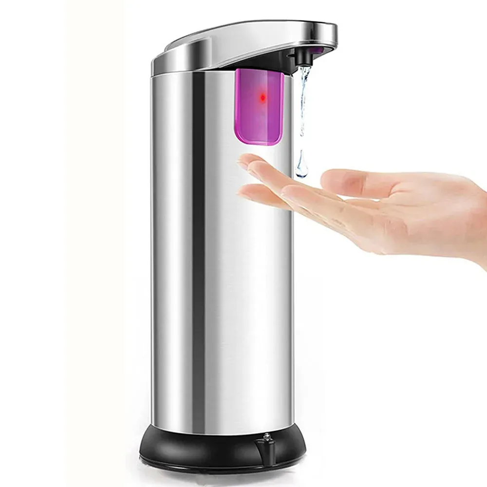 Distributeur de savon moderne en acier inoxydable