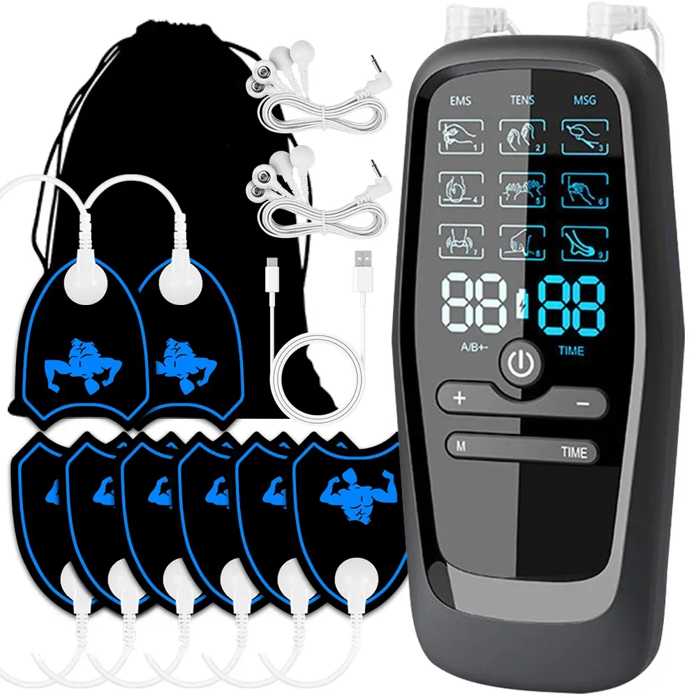 Stimulateur musculaire électrique Tens et EMS