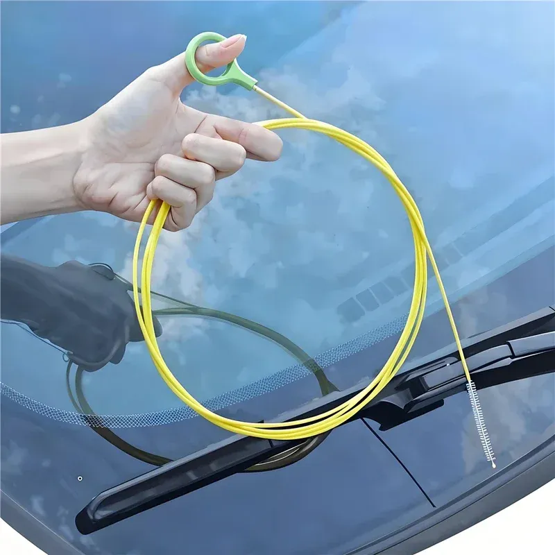 Brosse de nettoyage pour évacuation de toit ouvrant de voiture, tige longue 2/3 m 1