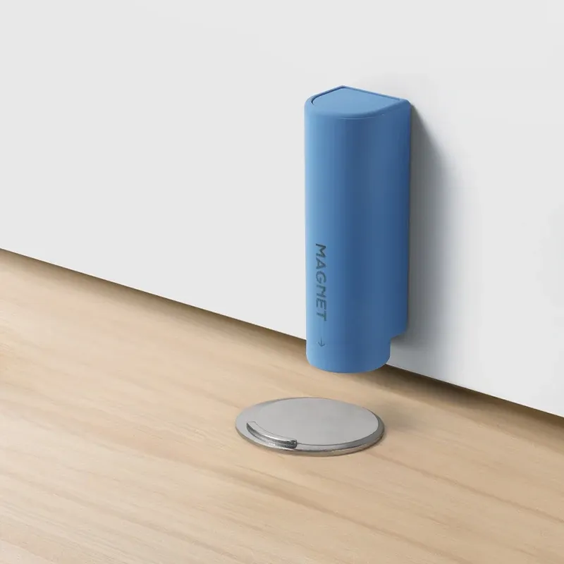 Butoir de porte magnétique, protège-mur, amortisseur de porte, support de porte invisible, quincaillerie d'ameublement 3