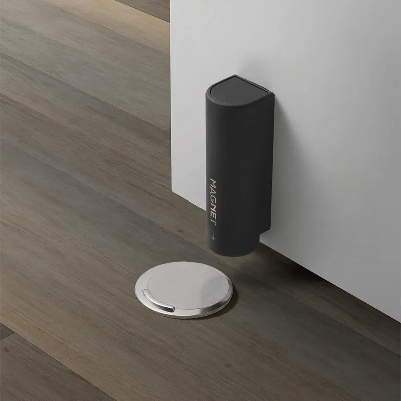 Butoir de porte magnétique, protège-mur, amortisseur de porte, support de porte invisible, quincaillerie d'ameublement 4