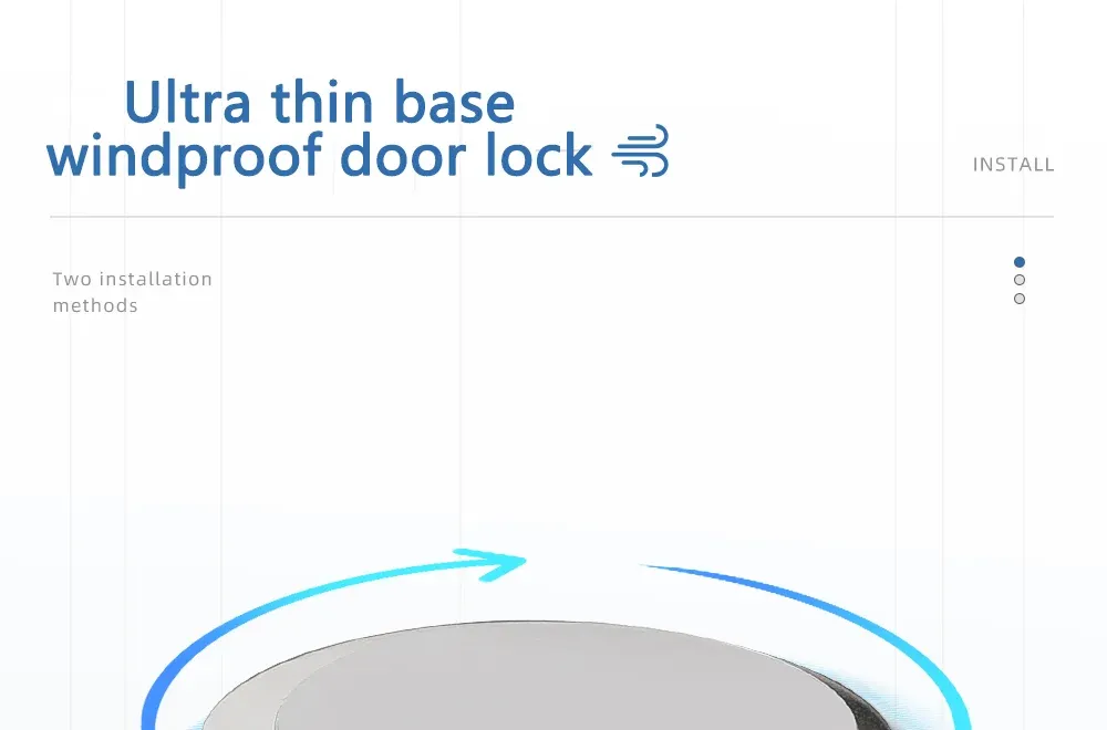 Butoir de porte dans un espace de vie