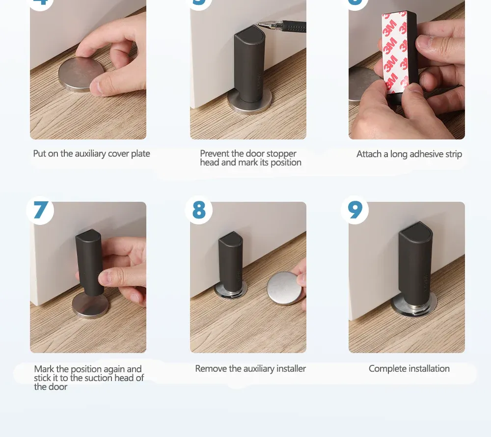 Butoir de porte dans un décor minimaliste