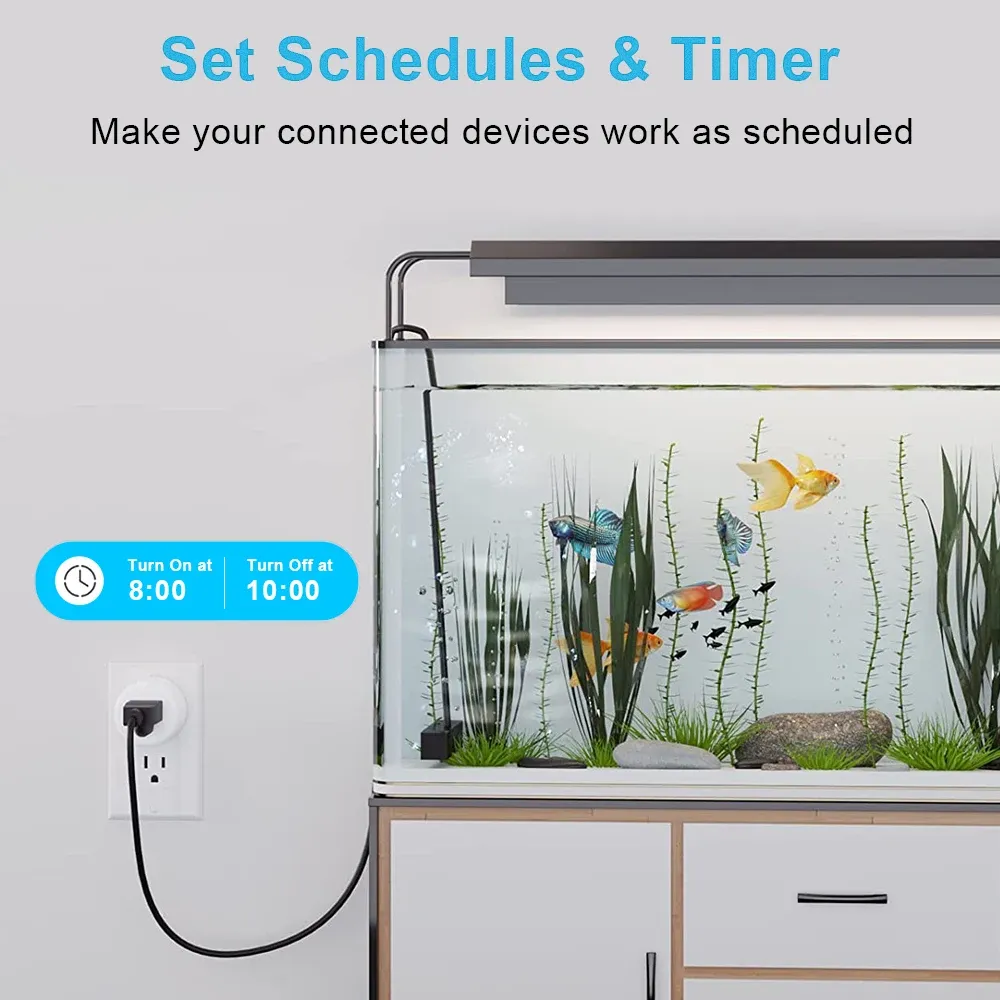 Prise connectée intelligente Tuya 16 A Zigbee/Wi-Fi avec suivi de consommation, compatible Alexa et Google Home 3