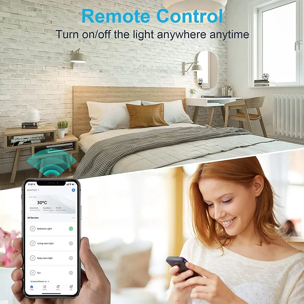 Prise connectée intelligente Tuya 16 A Zigbee/Wi-Fi avec suivi de consommation, compatible Alexa et Google Home 5