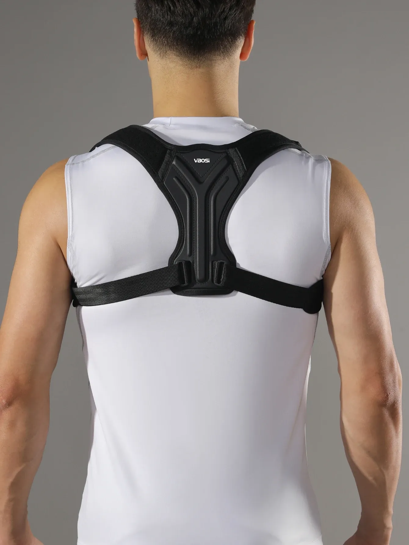 Support lombaire réglable VBOSi, correcteur de posture pour femmes et hommes, ceinture d'épaule sportive 3