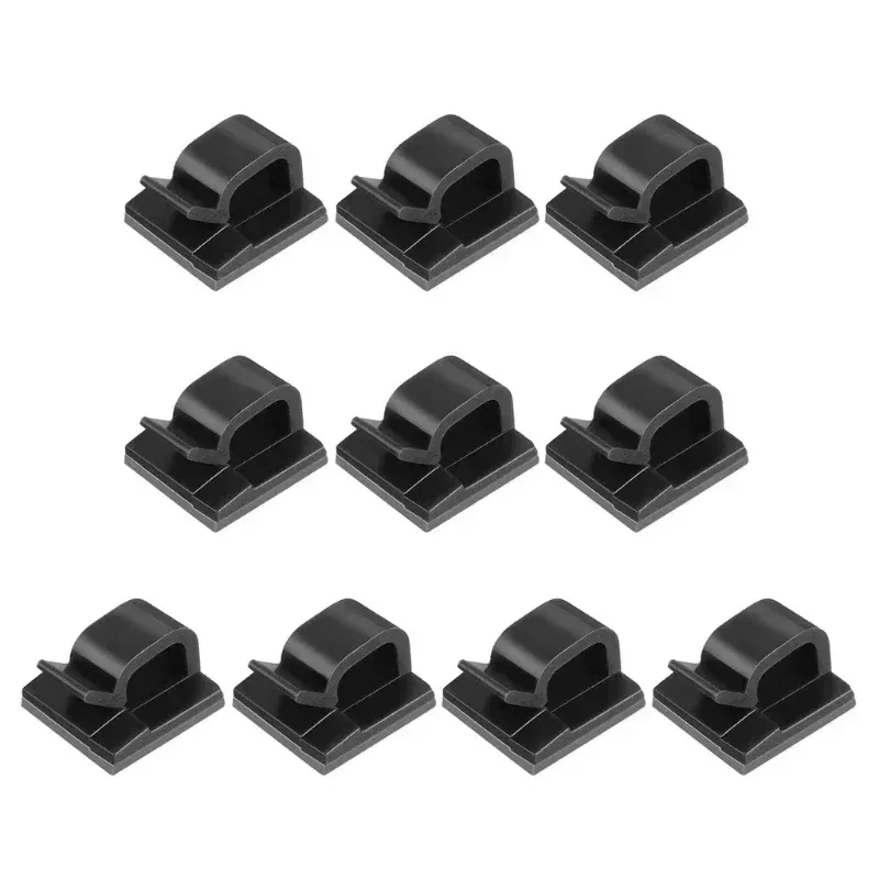 Détail des clips de gestion de câbles