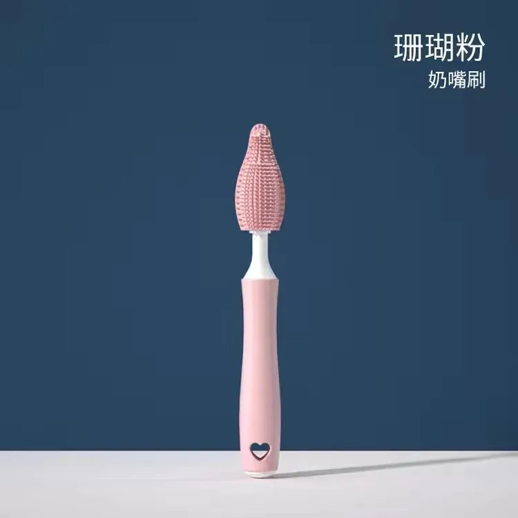 Brosse de nettoyage en silicone pour bouteilles, tétines et pailles, ensemble d'outils de cuisine 15