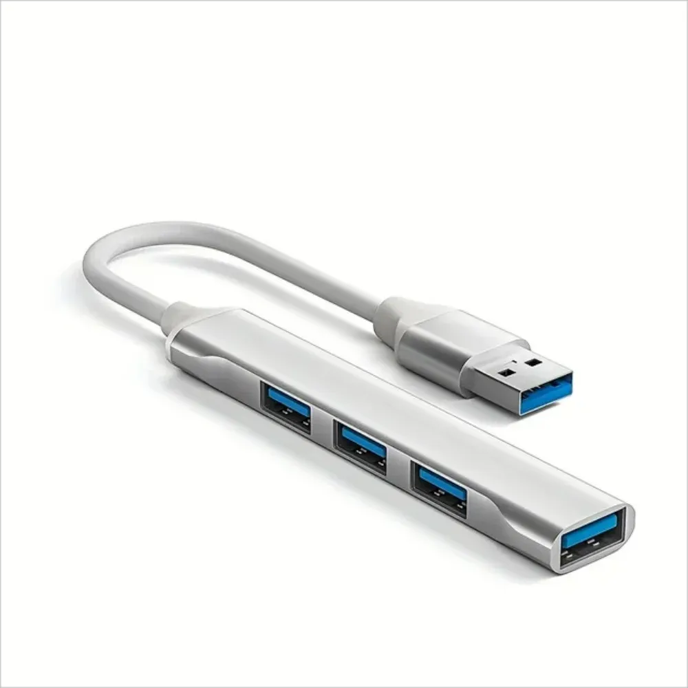 Hub USB-C 4 ports 3.0, adaptateur répartiteur USB-C, station d'accueil OTG pour MacBook Pro 13/15, MacBook Air et PC portable - Chargeur de téléphone USB-C 9