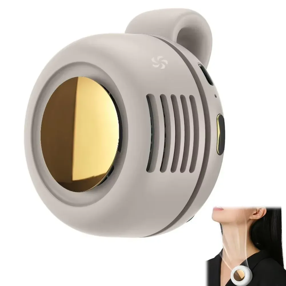 Ventilateur portable silencieux sans lame rechargeable par USB à pince, 3 vitesses réglables, idéal pour le sport en plein air et le bureau 10