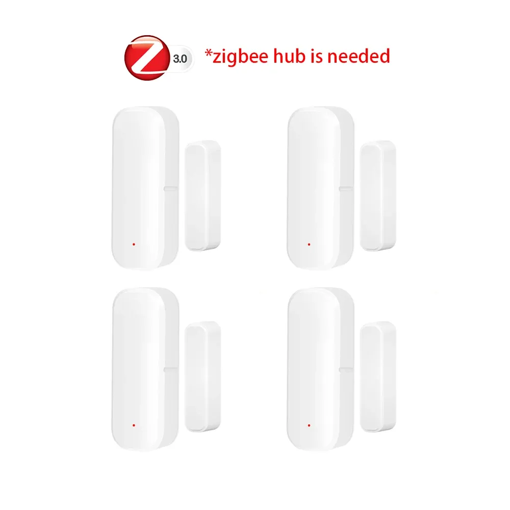 Capteur d'ouverture Zigbee pour porte et fenêtre, compatible Tuya et Smart Life, alarme de sécurité pour maison connectée 10
