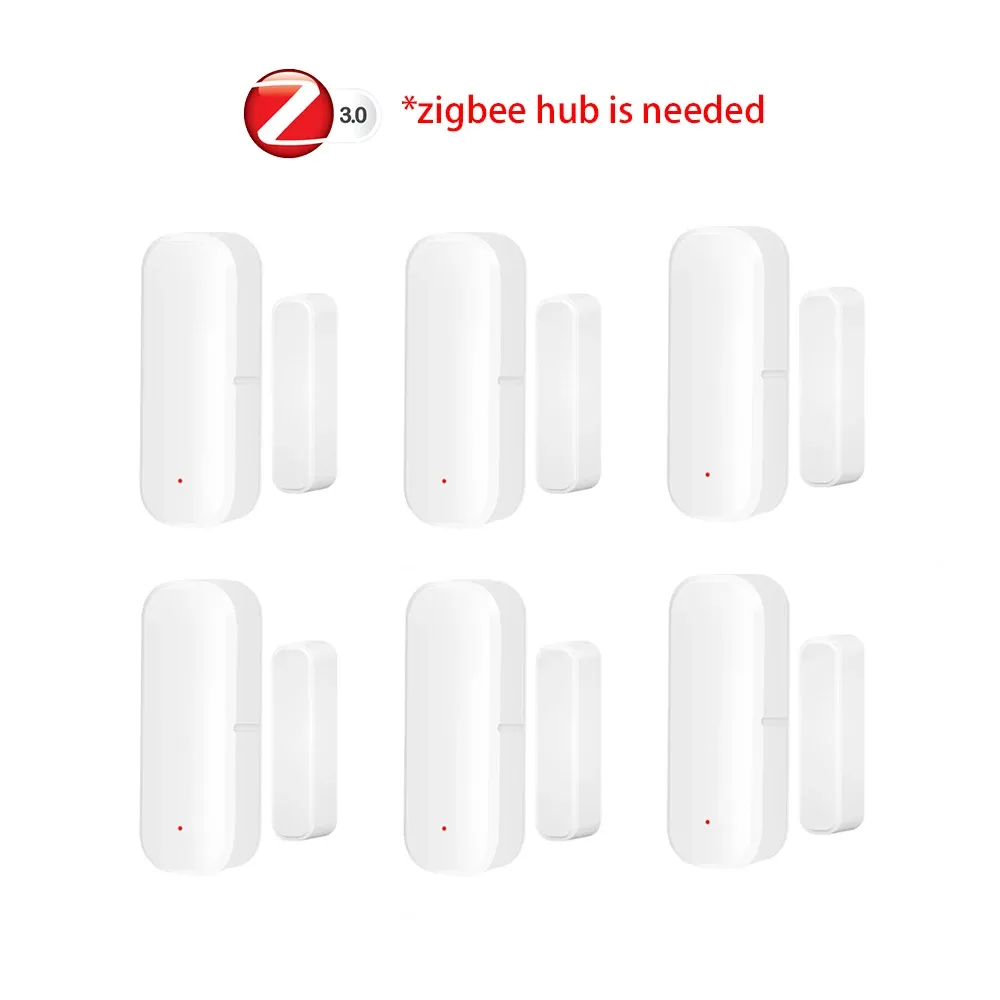 Capteur d'ouverture Zigbee pour porte et fenêtre, compatible Tuya et Smart Life, alarme de sécurité pour maison connectée 9