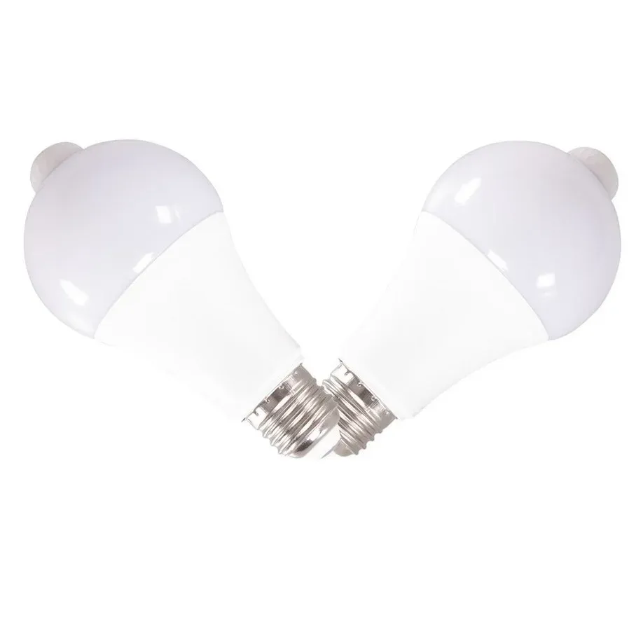 Ampoule LED MunLii 220V E27 avec détecteur de mouvement PIR, 12W, 15W, 18W 6