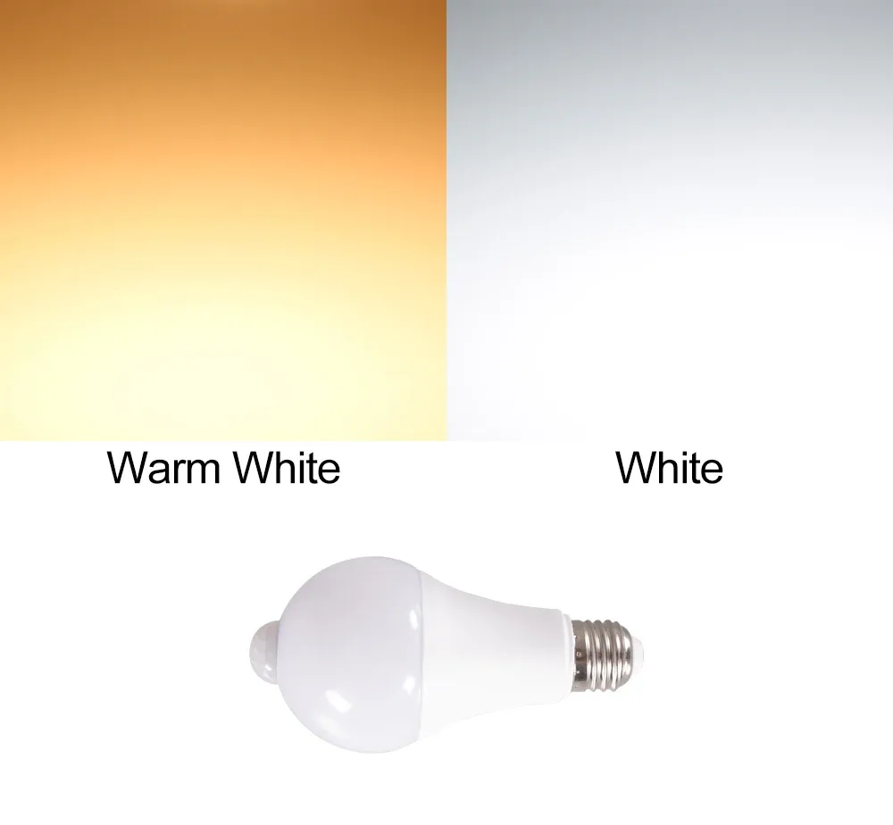 Ampoule LED MunLii avec détecteur PIR vue de face