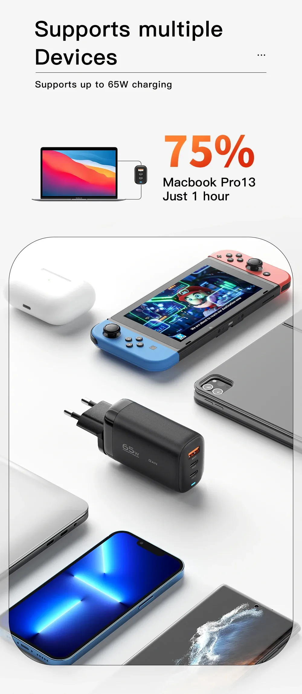 Chargeur Essager, détail de la finition