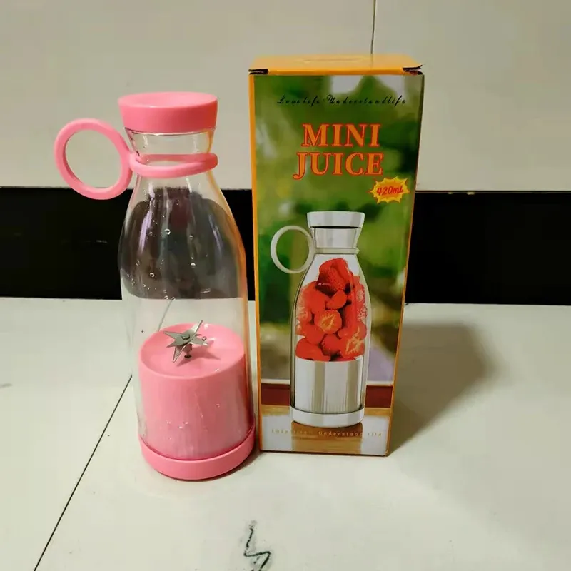 Mini presse-agrumes portable rechargeable par USB, mixeur multifonction à 6 lames pour fruits frais et smoothies 8