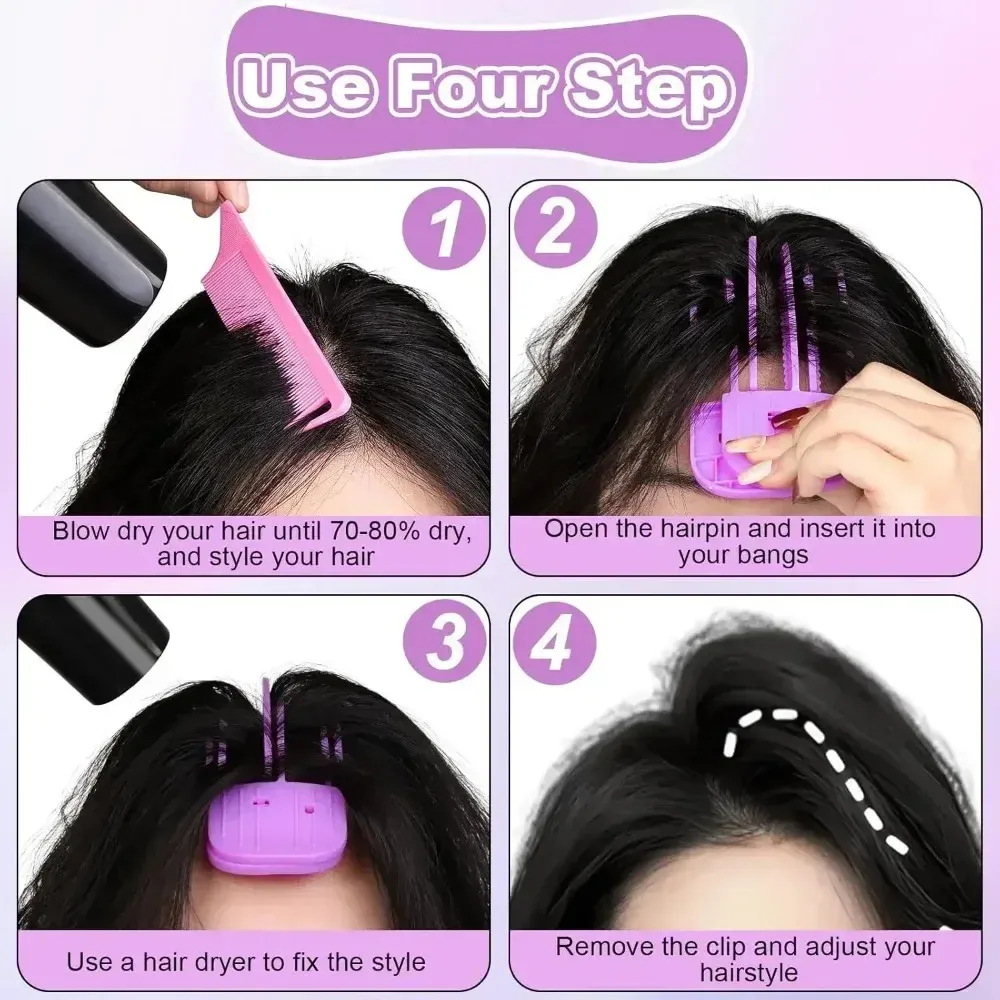 Pinces volumisantes pour racines et pinces à friser pour frange, outil de coiffure pour femmes 5