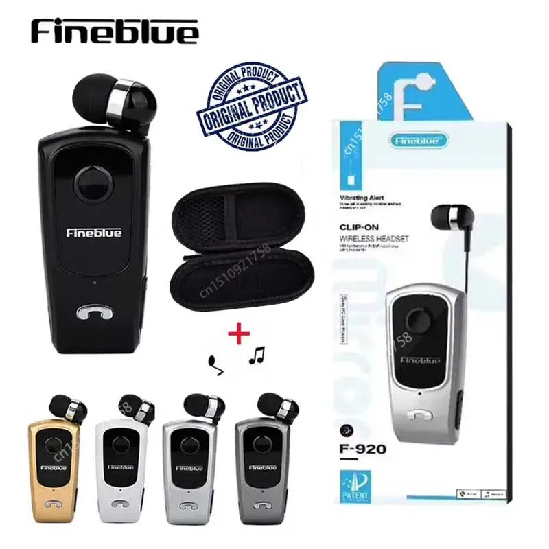 Casque sans fil Bluetooth portable FineBlue F920, écouteurs intra-auriculaires rétractables en forme de lotus, mains libres - Image 1