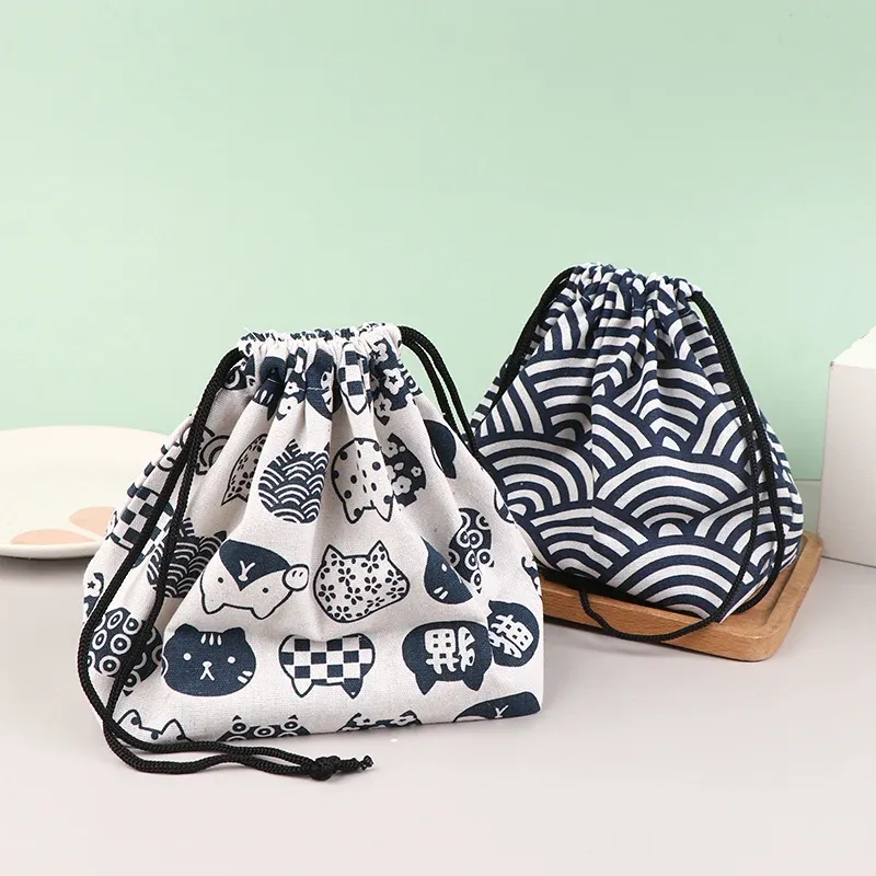 Sac de rangement pour boîte à lunch, mise en situation