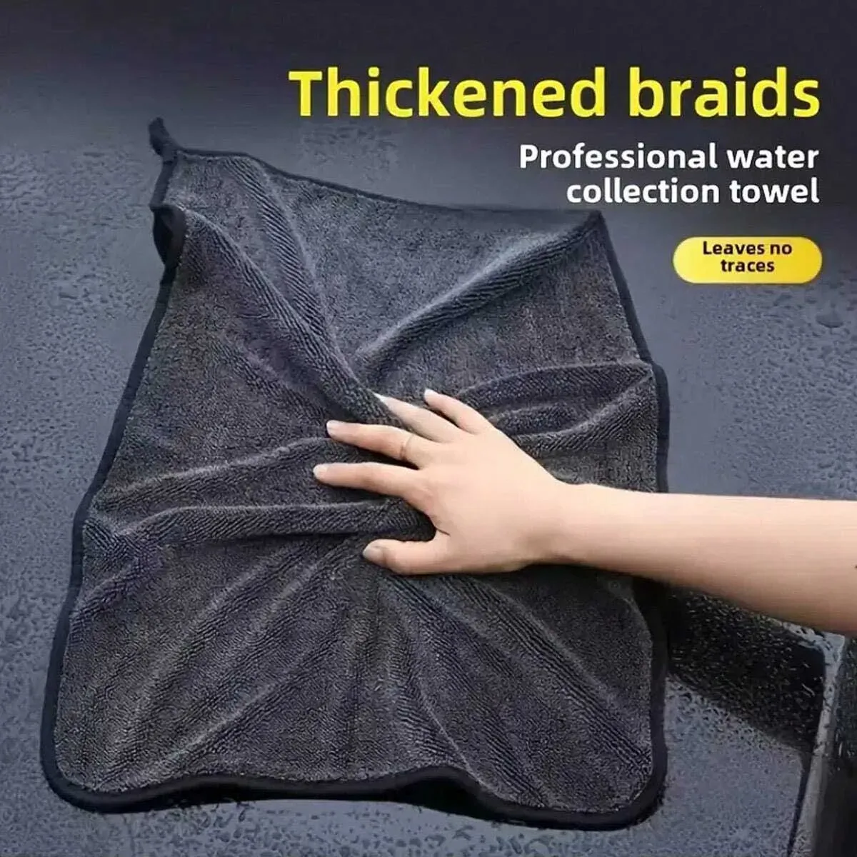 Serviette de nettoyage en microfibre pour voiture, vue détaillée 5