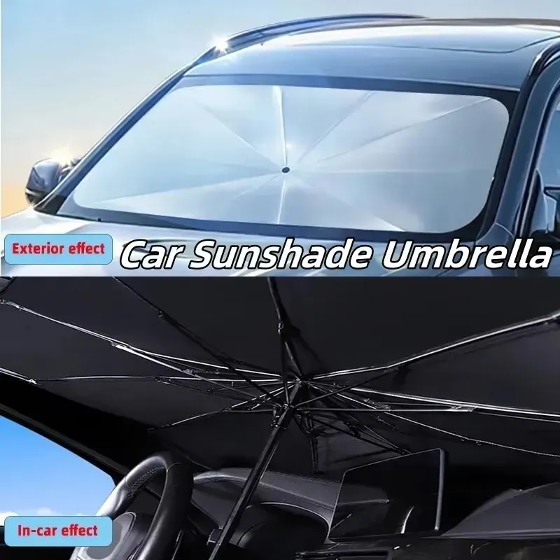 Pare-soleil pour pare-brise avant de voiture, protection solaire d'été et isolation de l'habitacle 3