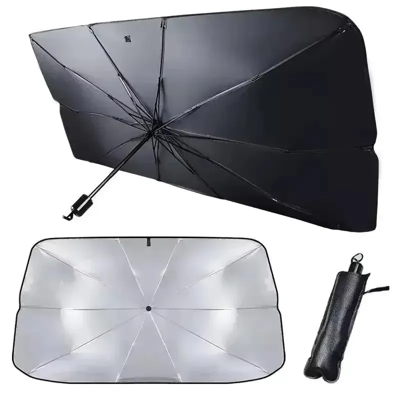 Pare-soleil pour pare-brise avant de voiture, protection solaire d'été et isolation de l'habitacle 5