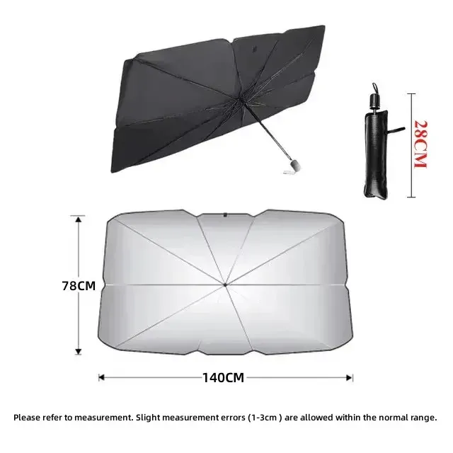 Pare-soleil pour pare-brise avant de voiture, protection solaire d'été et isolation de l'habitacle 7