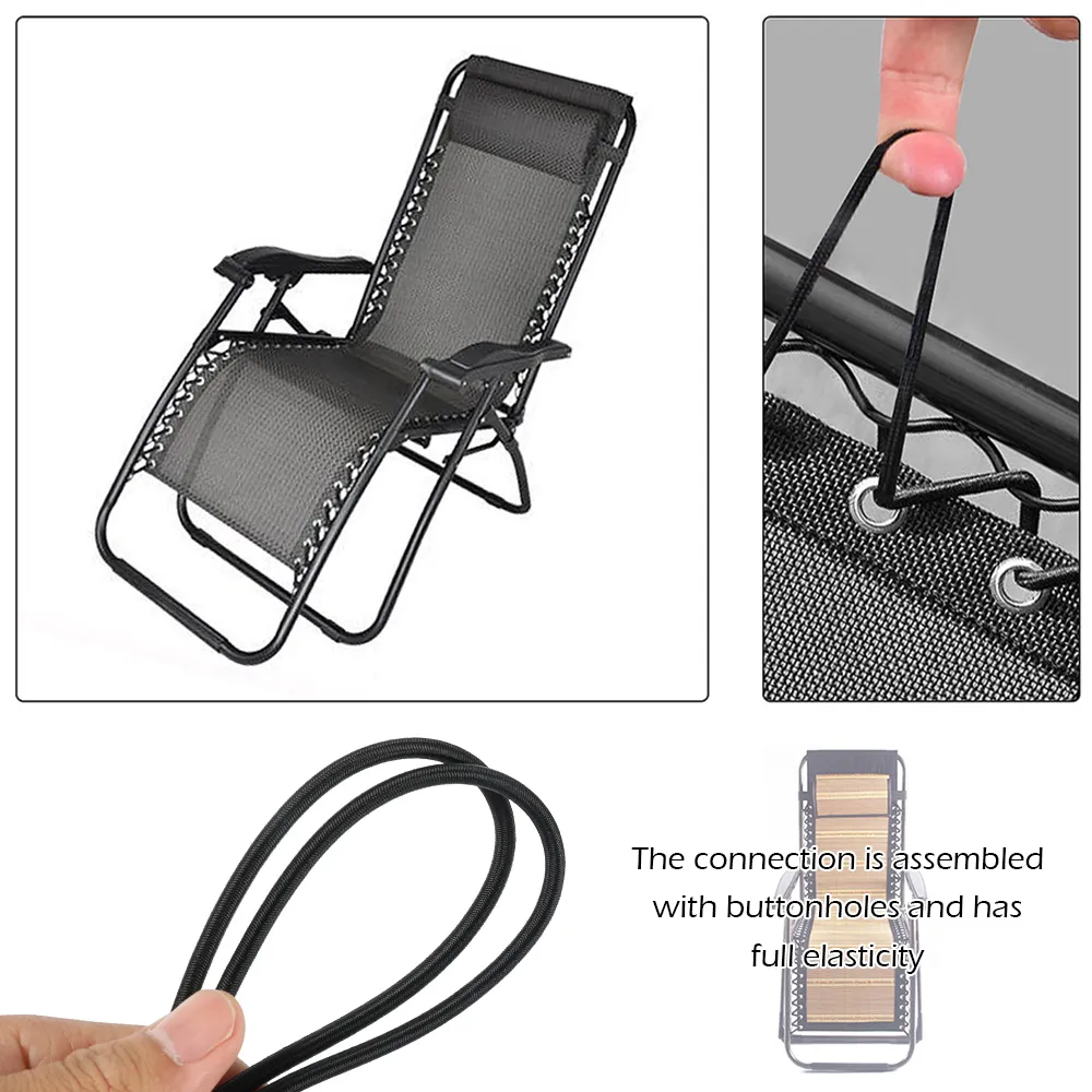 Cordes élastiques de remplacement pour chaise longue