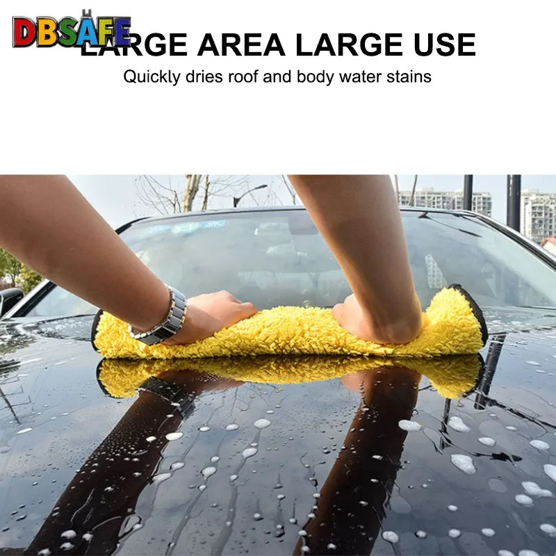 Serviette de séchage en microfibre haut de gamme pour voiture 4