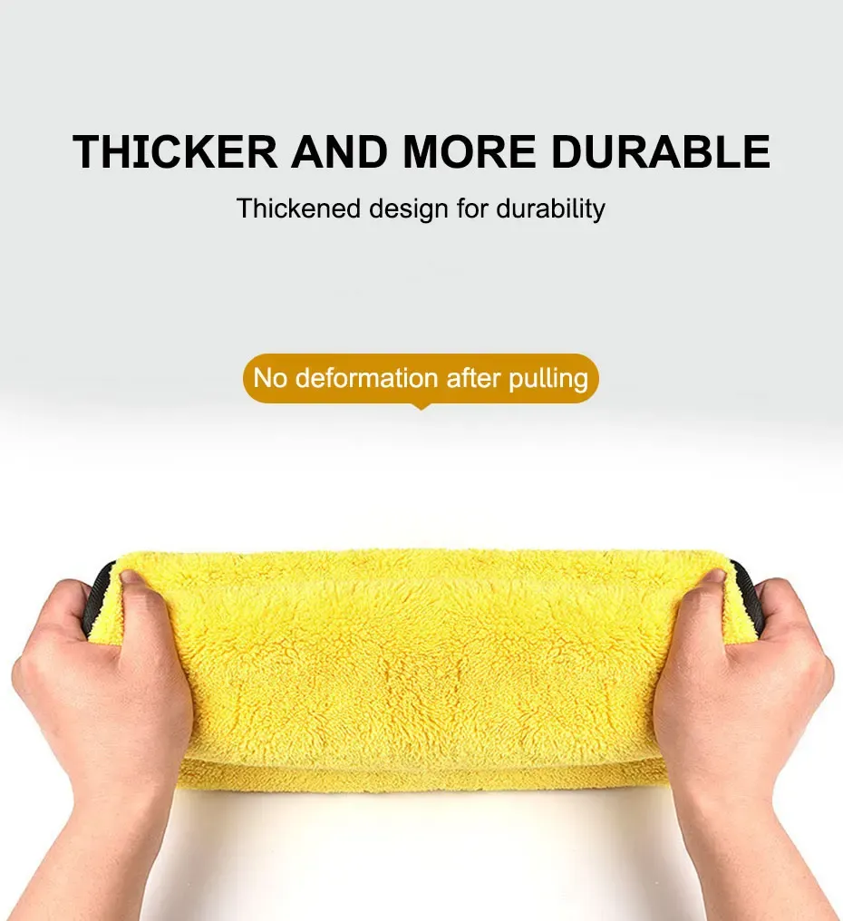 Serviette de lavage de voiture pliée