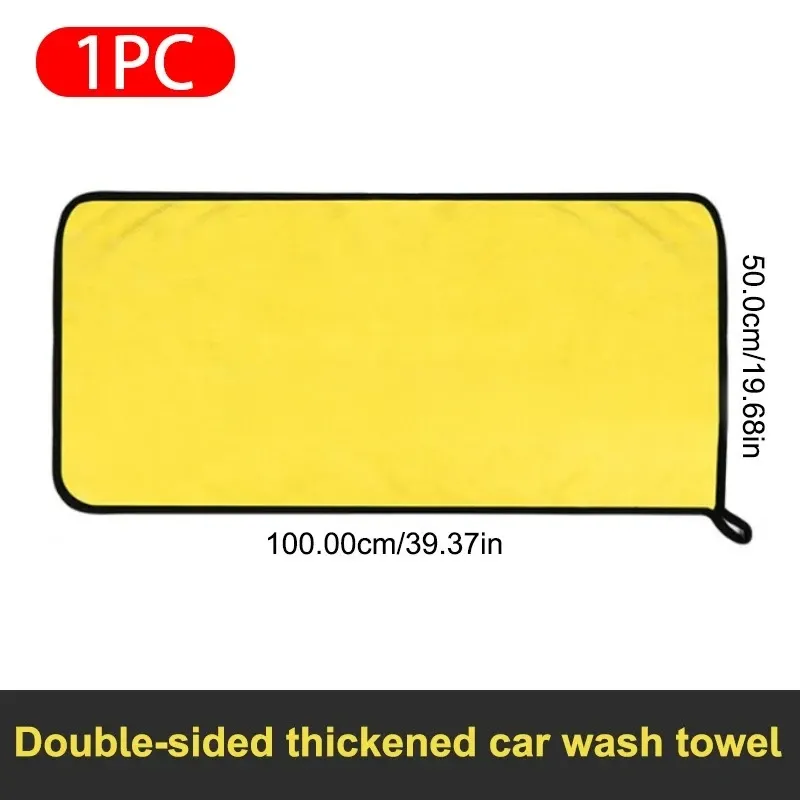 Serviette de séchage en microfibre haut de gamme pour voiture 11