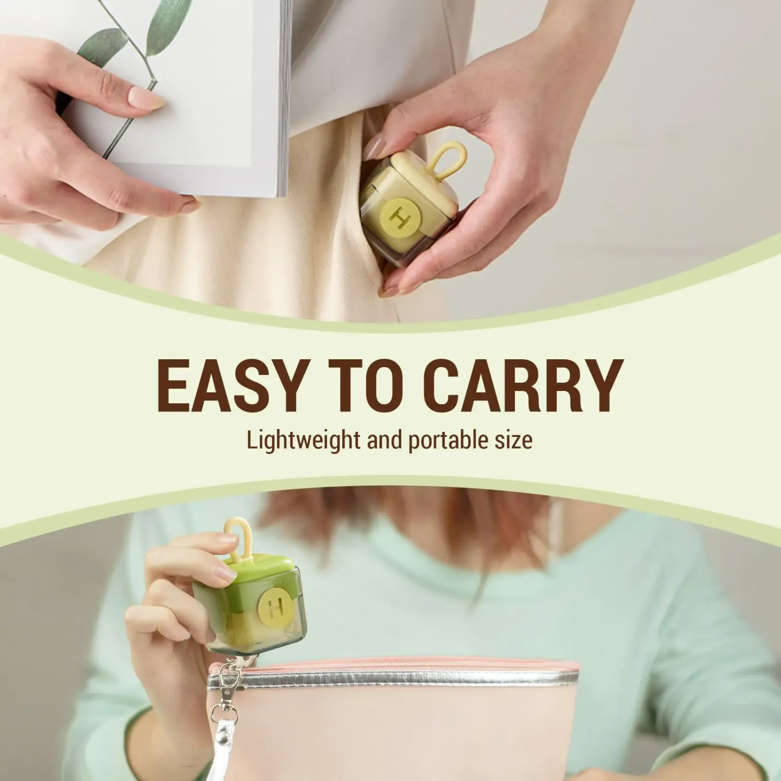 Accessoire de nettoyage textile compact