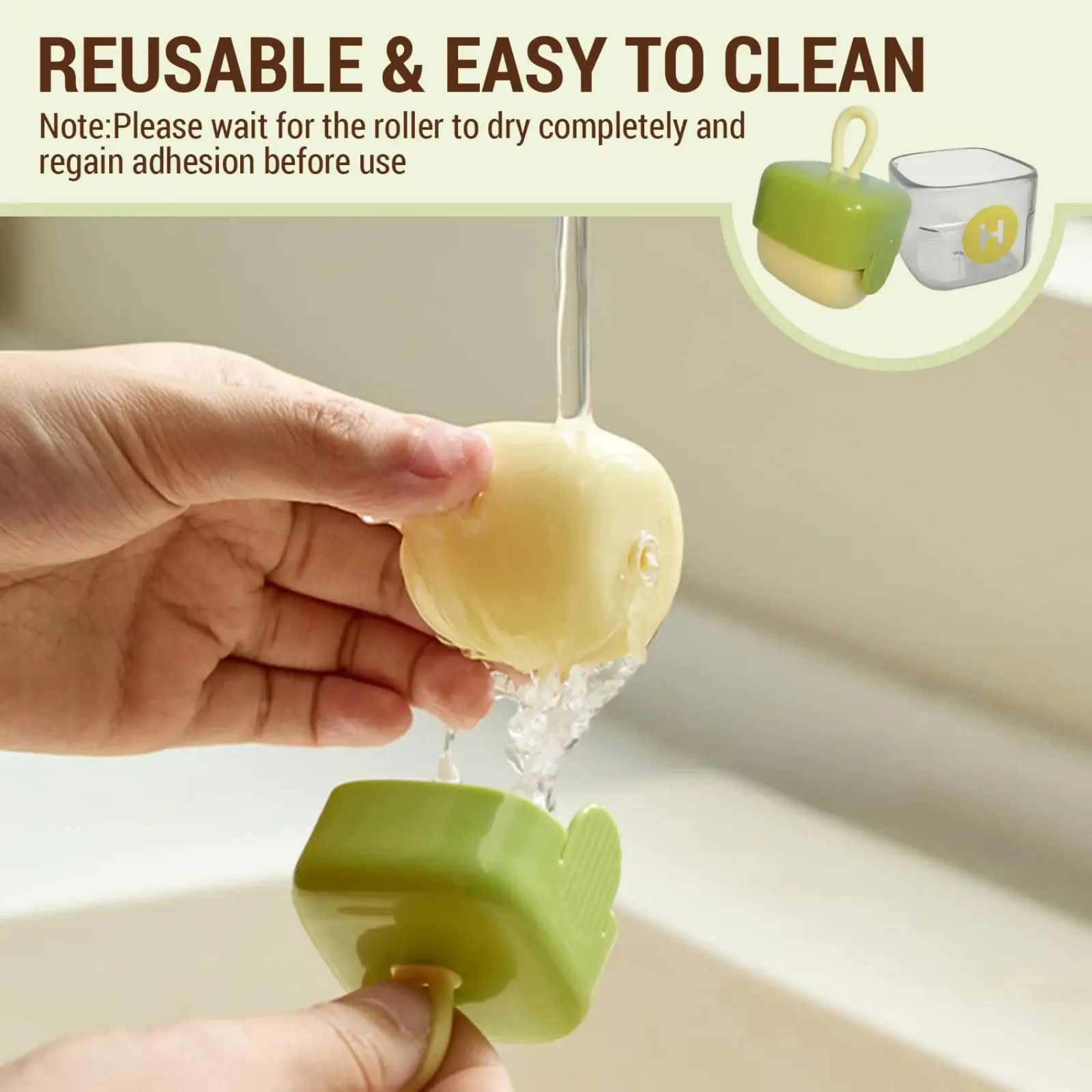 Dissolvant de peluches en action