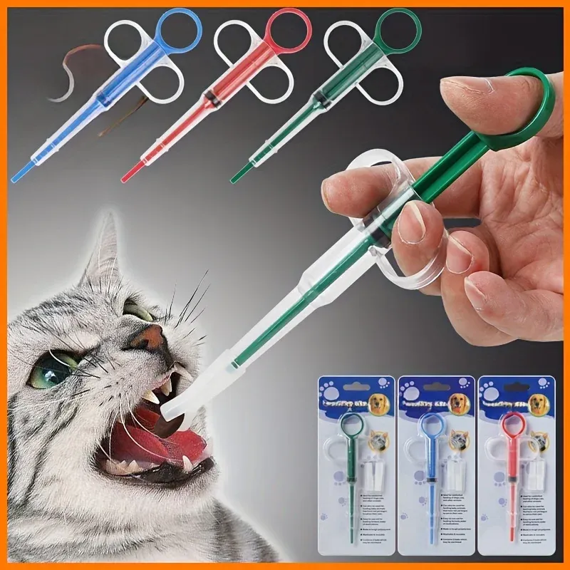Distributeur de médicaments pour animaux de compagnie, en situation
