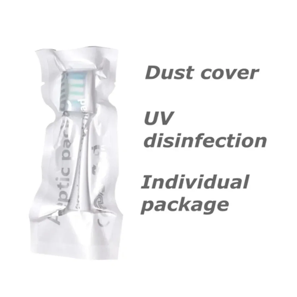 Brossettes de rechange pour brosse à dents électrique, lot de 4, compatibles Oclean X Pro Elite, X, X Pro, Flow, F1 et Air 2, avec capuchon de protection 5