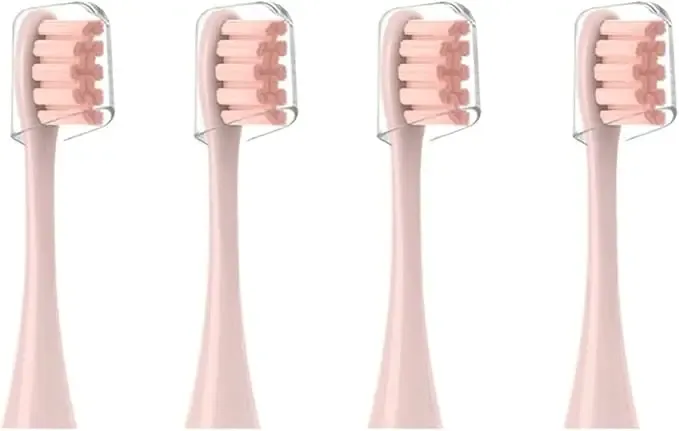 Brossettes de rechange pour brosse à dents électrique, lot de 4, compatibles Oclean X Pro Elite, X, X Pro, Flow, F1 et Air 2, avec capuchon de protection 9