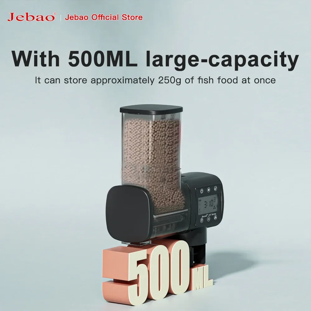 Distributeur automatique de nourriture intelligent Jebao Jecod pour aquarium, programmable et numérique 2