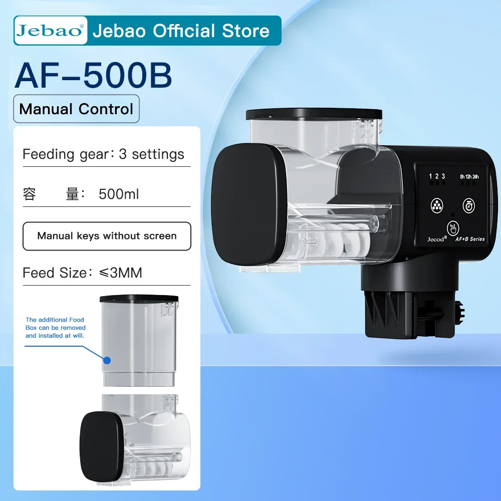 Distributeur automatique de nourriture intelligent Jebao Jecod pour aquarium, programmable et numérique 7