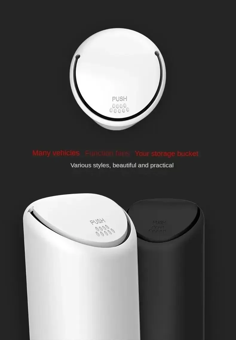 Poubelle de voiture en silicone, utilisation