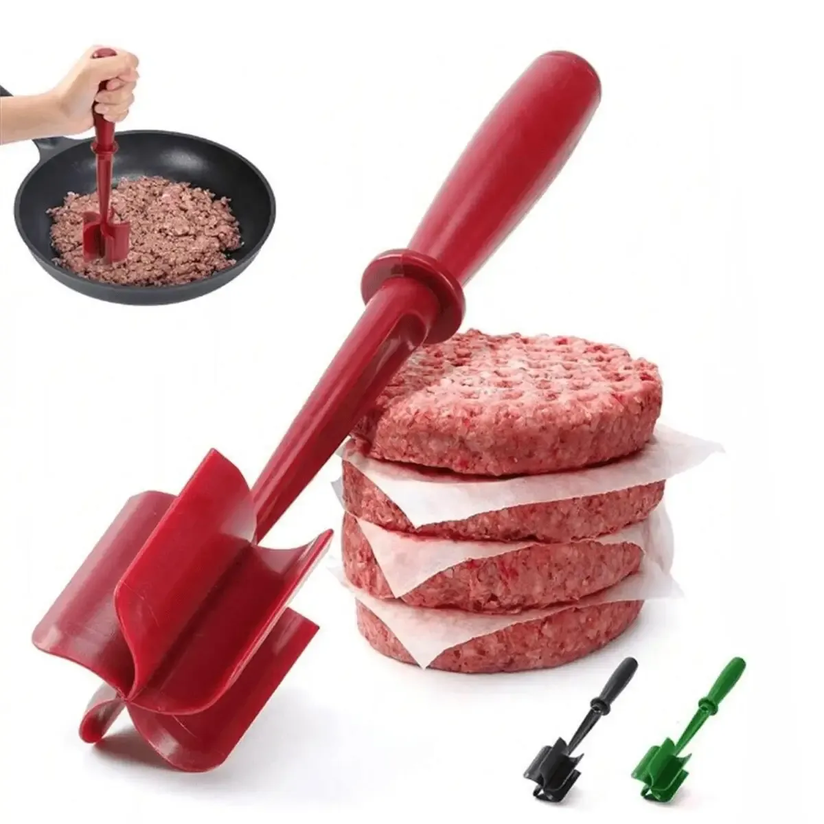 Hachoir à viande résistant à la chaleur, idéal pour la préparation de hamburgers 7