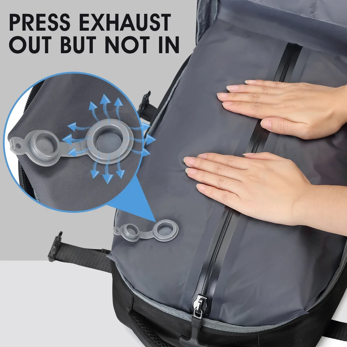 Sac de voyage à compression sous vide, pliable, grande capacité et ultra léger 4