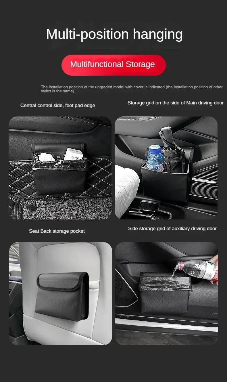 Sac organisateur pliable pour voiture, vue détaillée