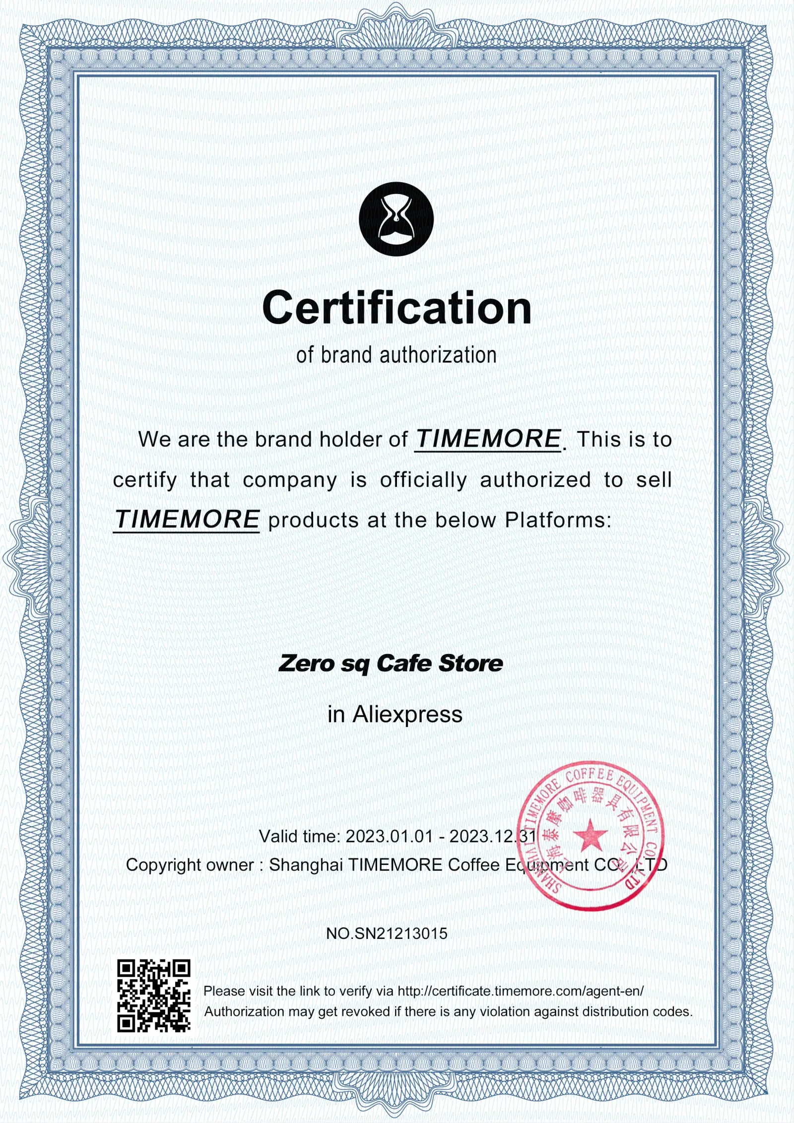 TIMEMORE Store Noir Basic, vue d'ensemble