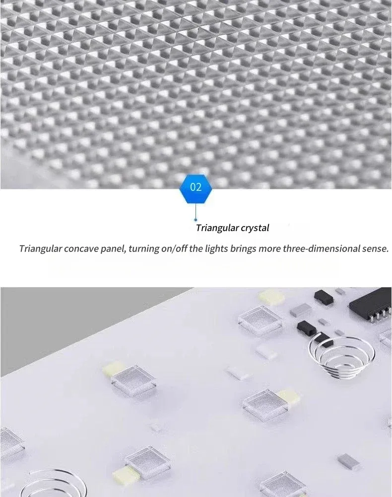 Lampe LED dans un couloir