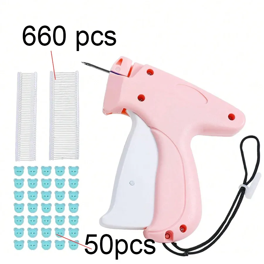 Micro pistolet d'étiquetage pour vêtements, mini pistolet à coudre rapide à points fins, fixateur rapide pour vêtements, outils de pistolet à coudre pour micro étiquettes 7