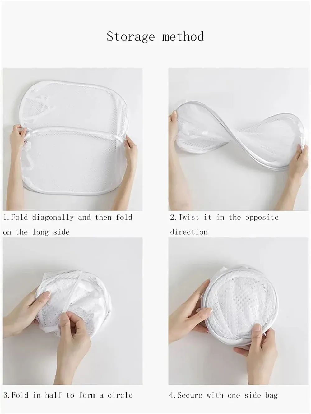 Panier à linge pliable, vue d'ensemble
